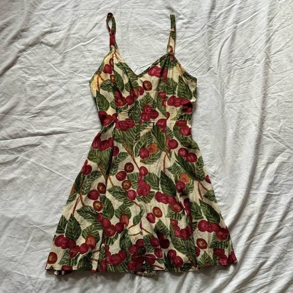 Sold! - Fruit Pattern Tie-Back Sundress - Picture 1 of 3